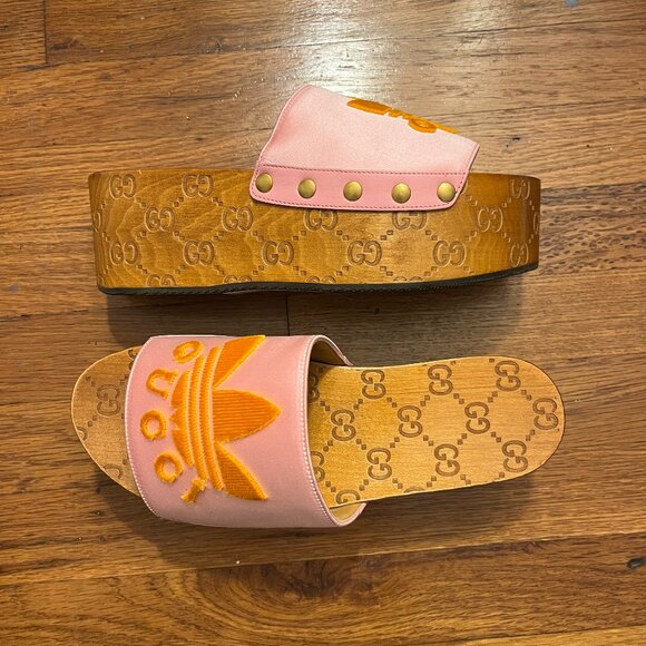 Gucci x Adidas Platforms/Clogs - Picture 2 of 6